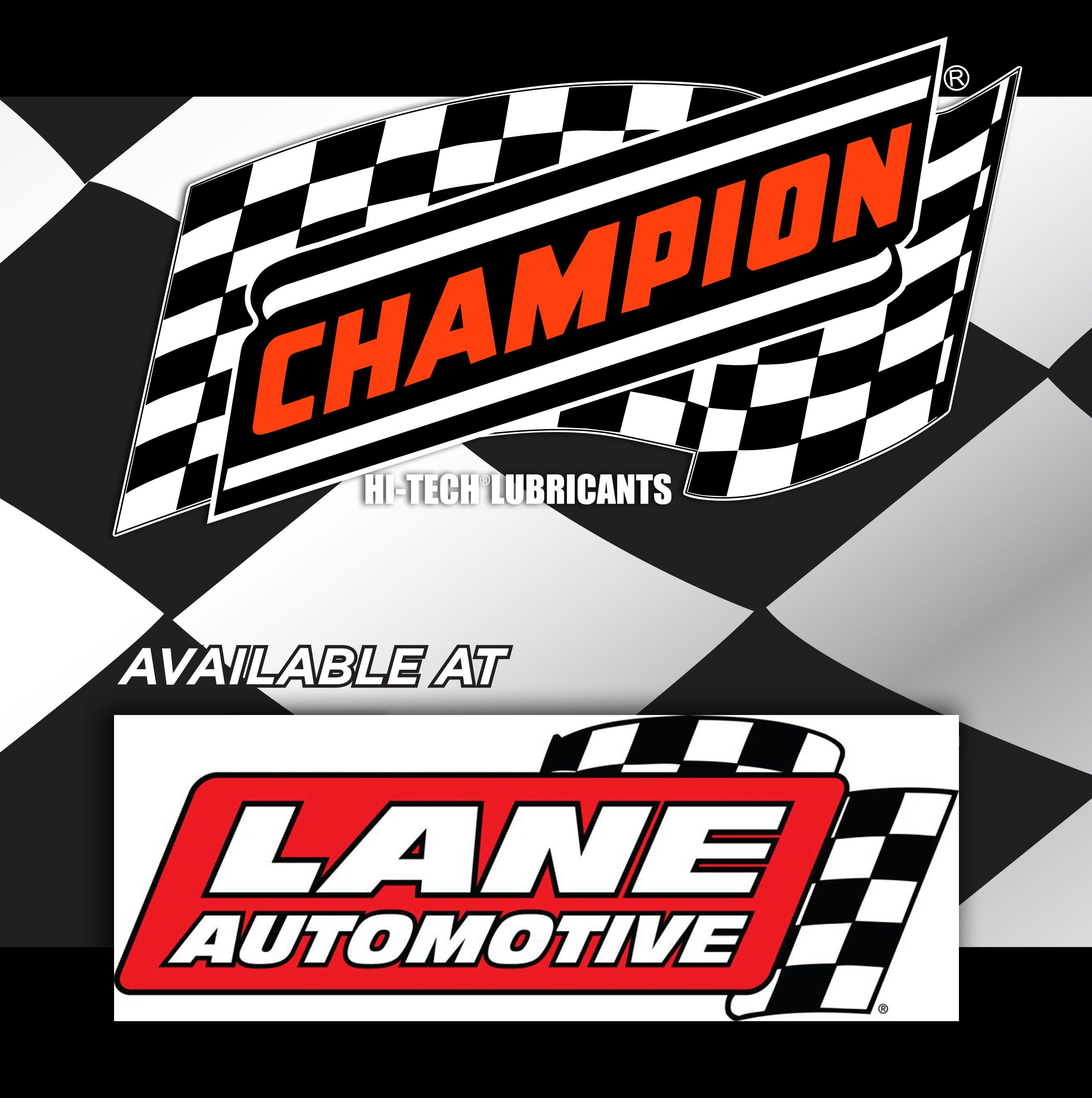 Champion Oil Now Available at Lane Automotive