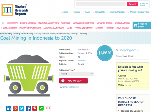Coal Mining in Indonesia to 2020'