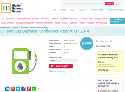 Oil and Gas Business Confidence Report Q1 2014'