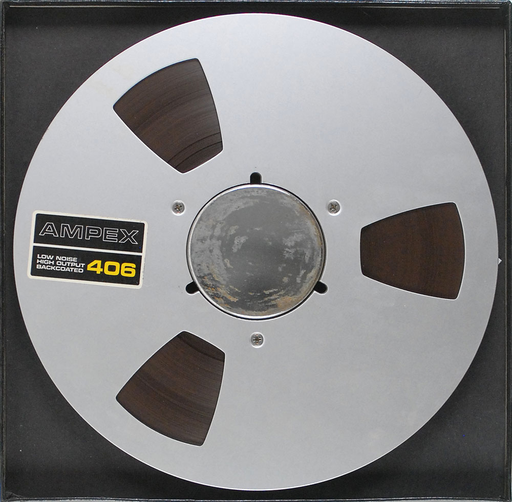 Vintage 10&amp;Prime; tape reel of Led Zeppelin'