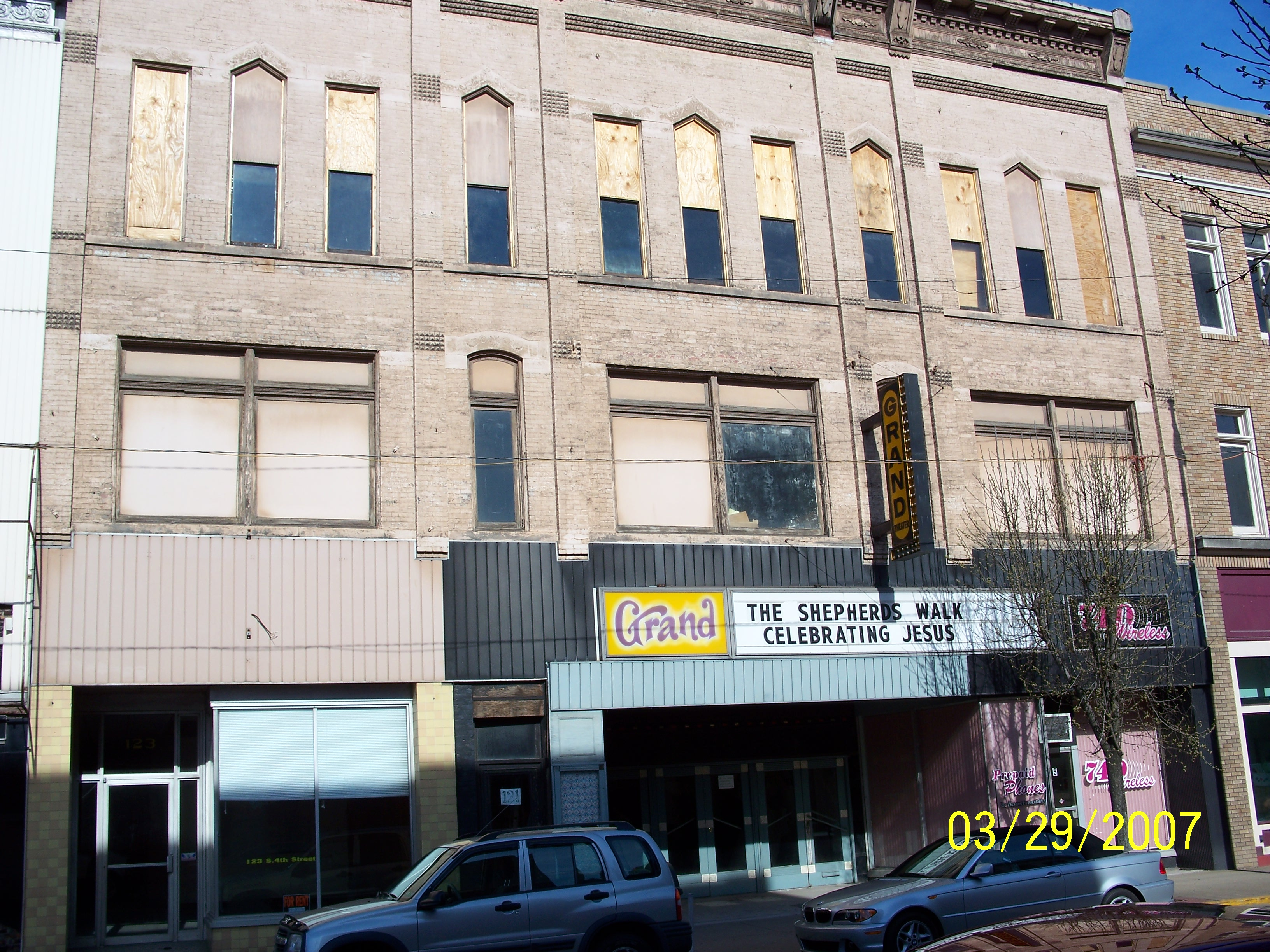 Grand Theater Restoration Project.'