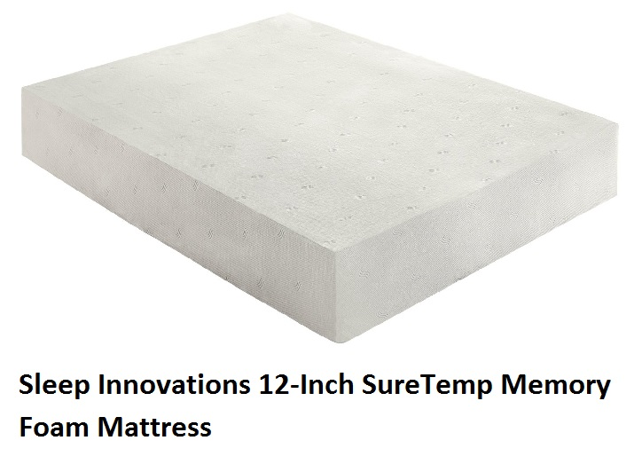 Sleep Innovations 12-Inch SureTemp Memory Foam Mattress'