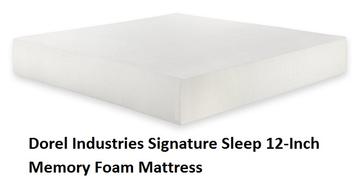 Dorel Industries Signature Sleep 12-Inch Memory Foam Mattres'