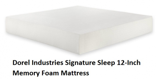Dorel Industries Signature Sleep 12-Inch Memory Foam Mattres'