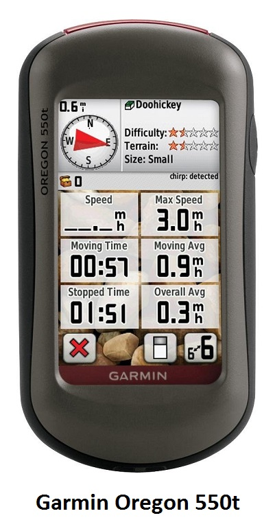 Garmin Oregon 550t'