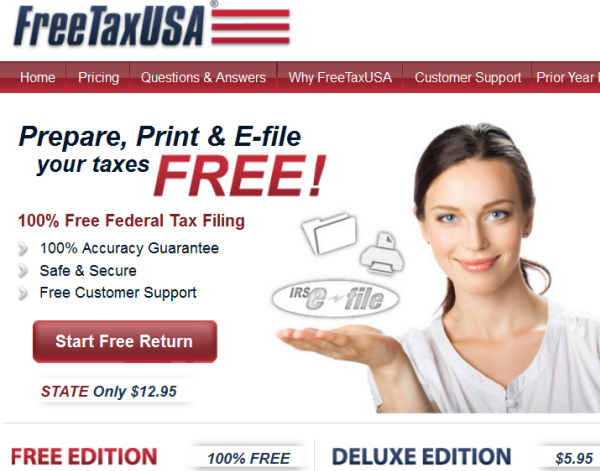 File Taxes with FreeTaxUSA'