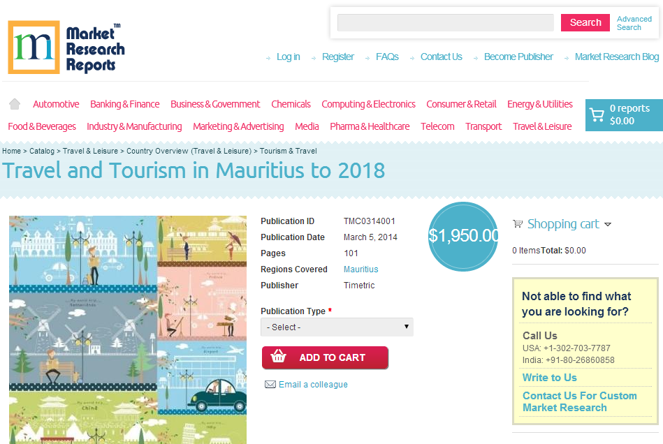 Travel and Tourism in Mauritius to 2018'