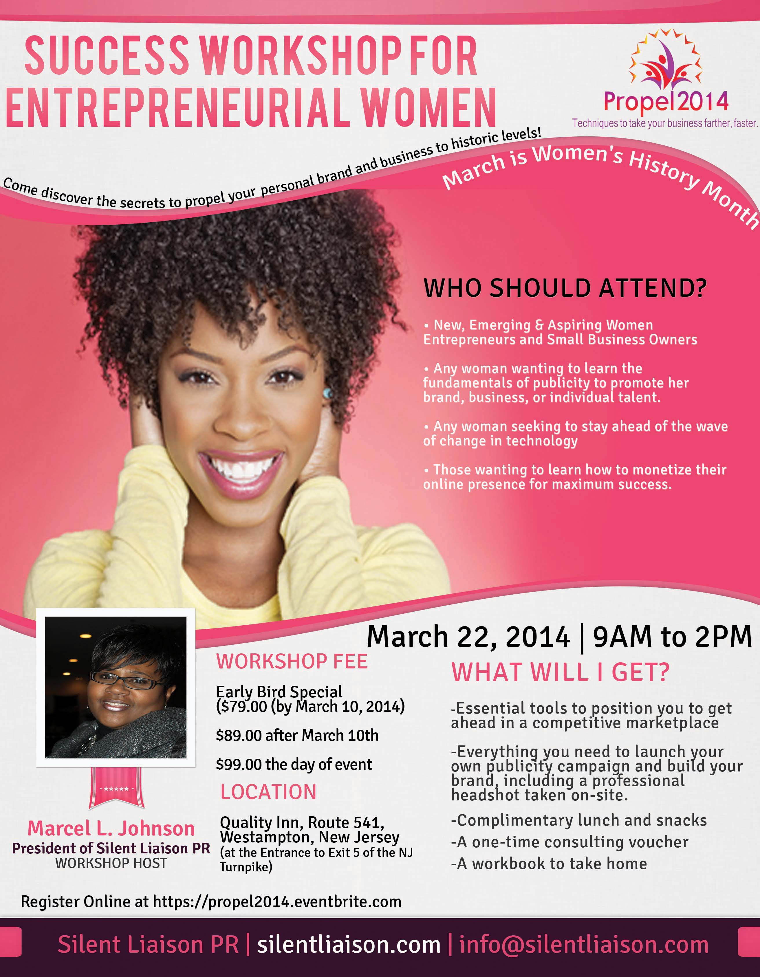 Flyer for Propel2014 Workshop'