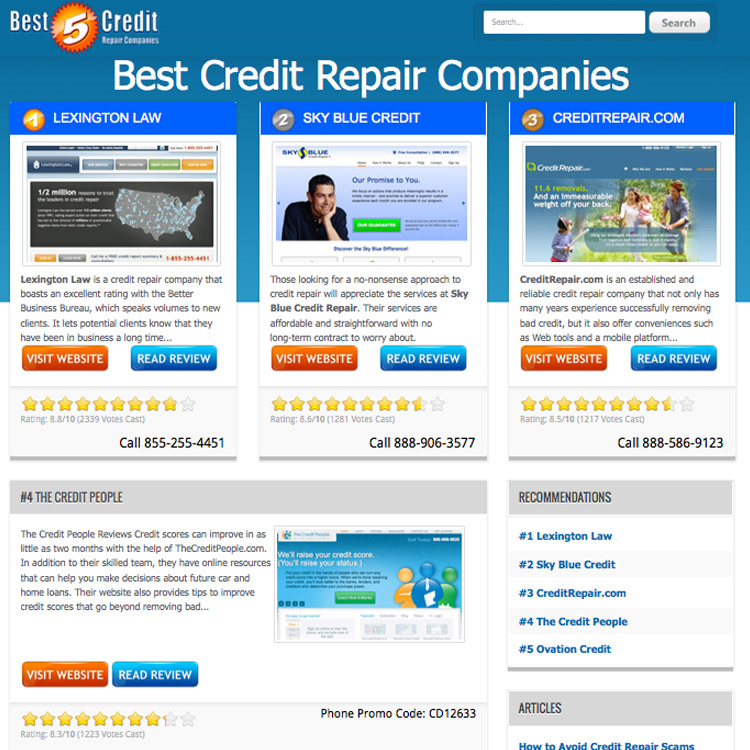 Best Credit Repair Companies
