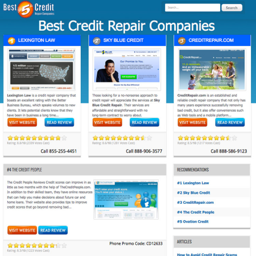 Best Credit Repair Companies'