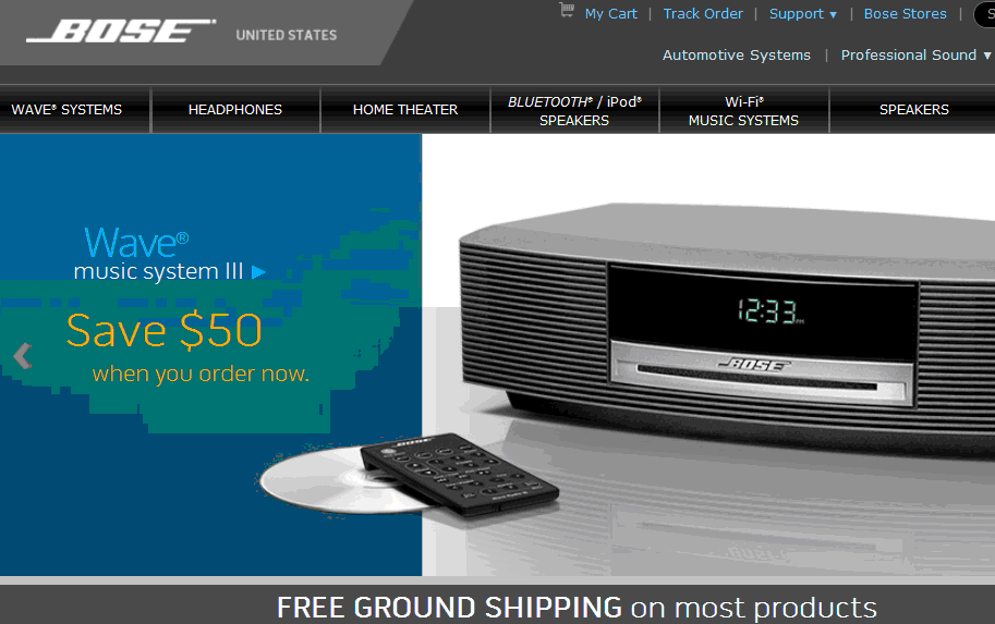Bose Wave music system III $50 Off'