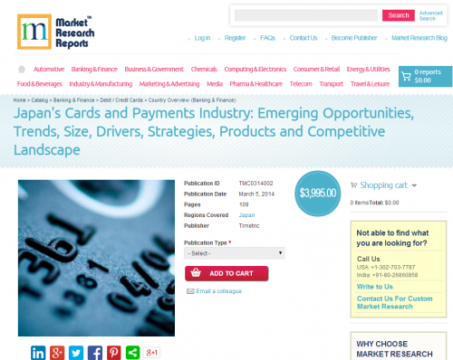 Japan Cards and Payments Industry'