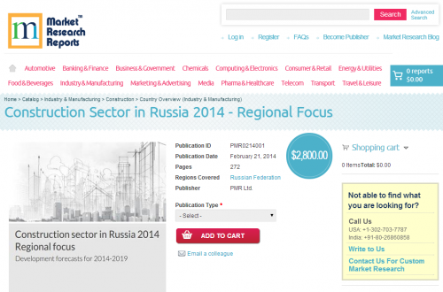 Construction Sector in Russia 2014'