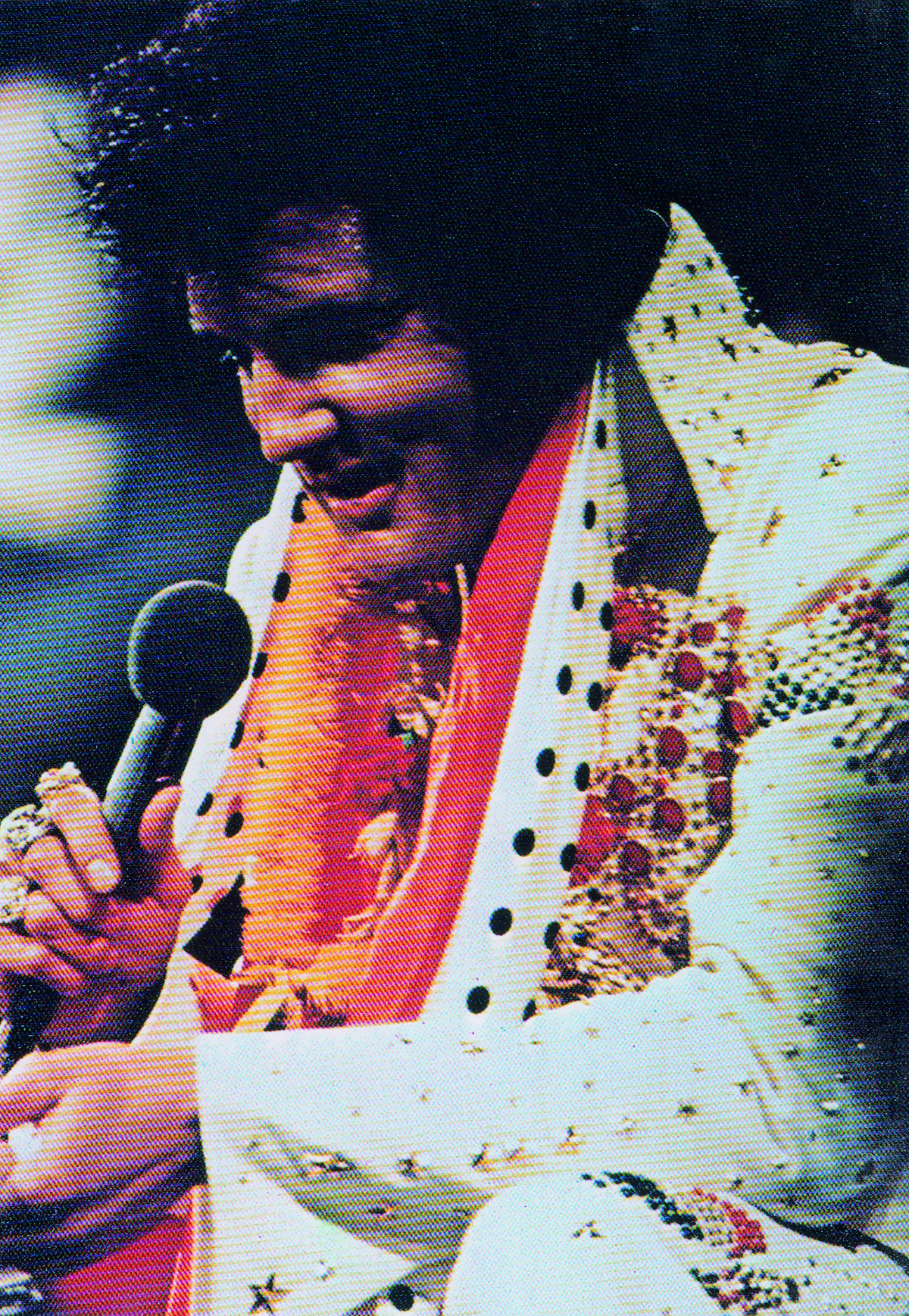 Presley had wanted a full-length cape to hide behind'