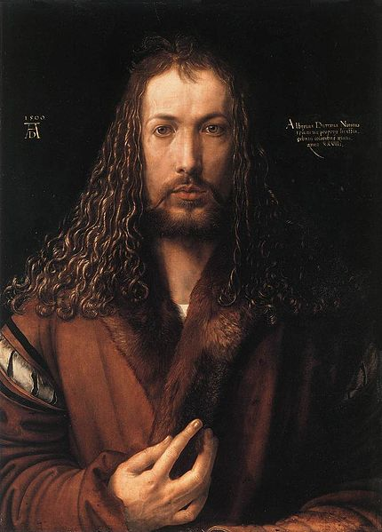 Self portrait of Albrecht Durer'