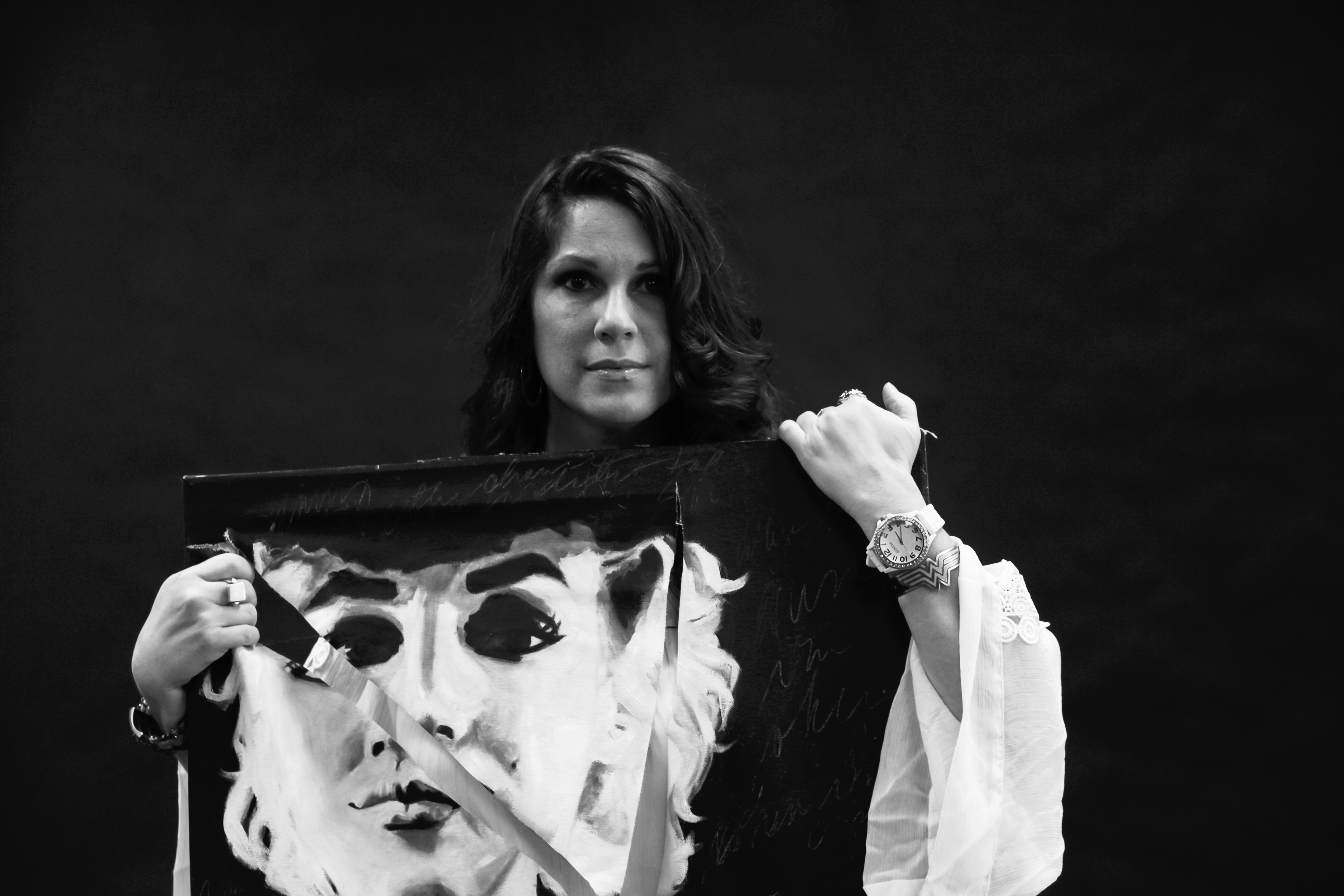 Survivor shares her Artwork that has been Slashed by Abuser'