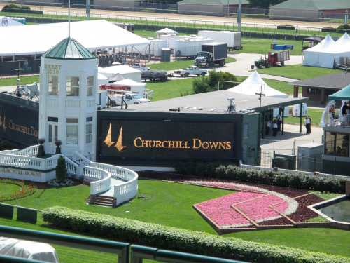 Churchill Downs Tote Board for the Race!'