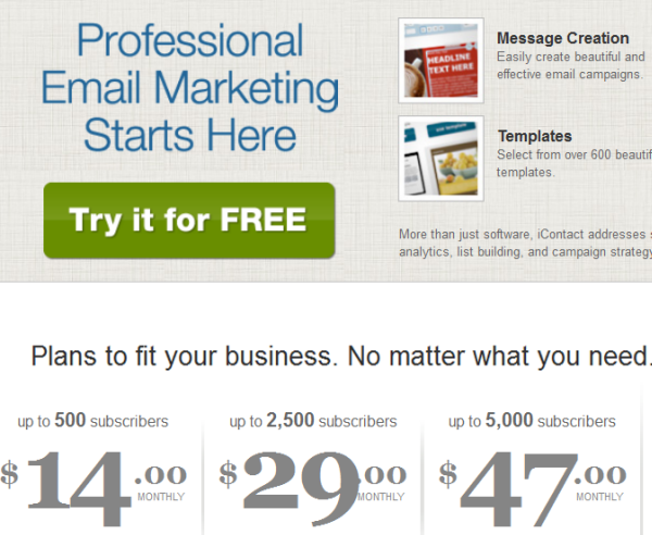 iContact Coupon Code 20% off'