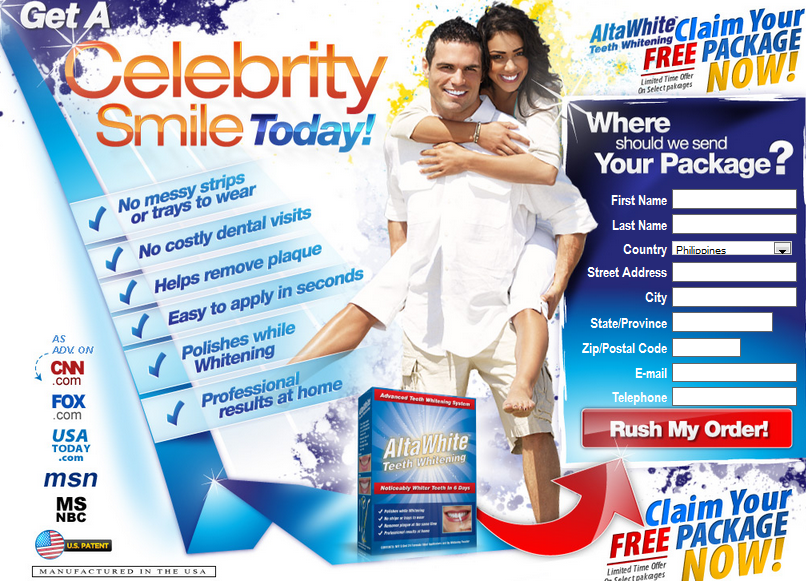 Alta White Teeth Whitening'