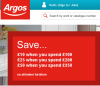 Argos &pound;10 off &pound;100 Voucher Code'