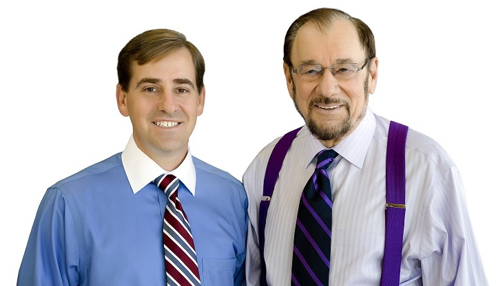 Dr. James George and Dr. Mark Grucella'