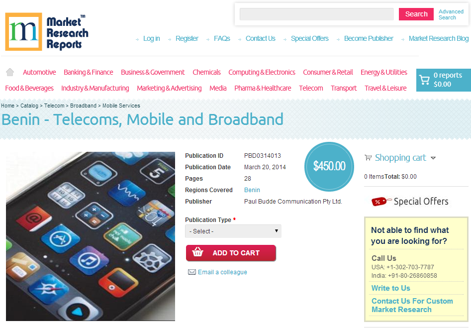 Benin - Telecoms, Mobile and Broadband'