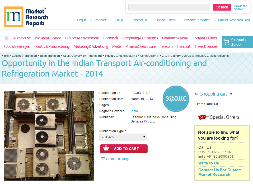 Opportunity in the Indian Transport Air-conditioning'