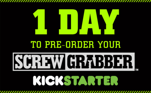 Screw Grabber Meets Kickstarter Funding Goal'