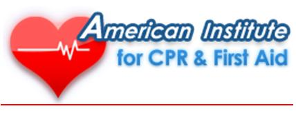 American Institute for CPR & First Aid