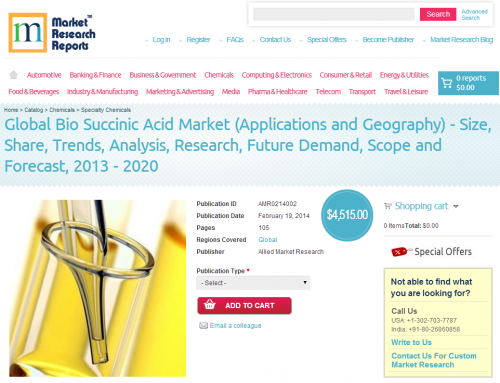 Global Bio Succinic Acid Market'