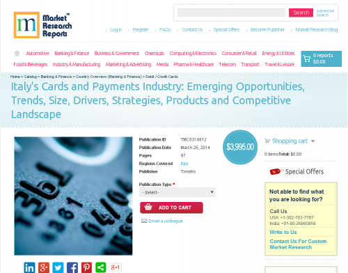 Italy Cards and Payments Industry'
