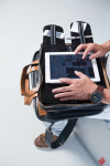 TaboLap Leather Bag with iPad'