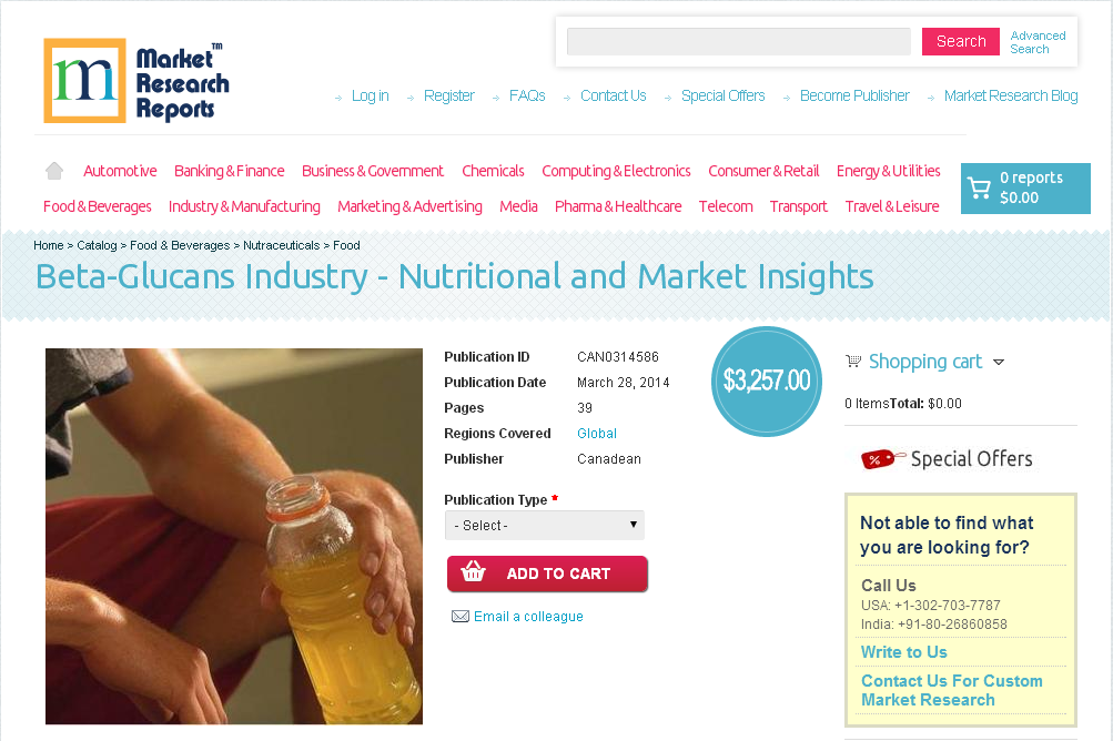 Beta Glucans Industry - Nutritional and Market Insights'