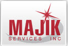 Majik Cleaning Services Logo