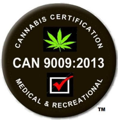 CAN 9009:2013 Logo - Cannabis Certification'