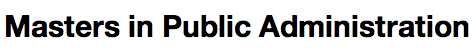 Masters in Public Administration Guides