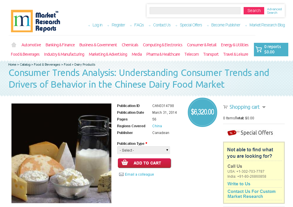 Chinese Dairy Food Market Consumer Trends Analysis'