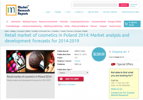 Retail market of cosmetics in Poland 2014'