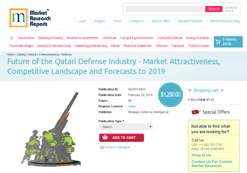Qatari Defense Industry to 2019'