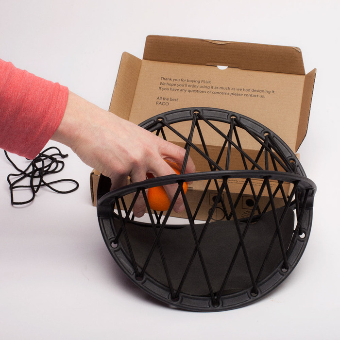 The elastic strings make it easy to access &amp; deposit'