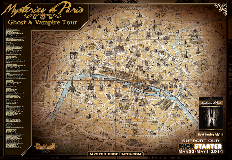 Mysteries Of Paris Map.'