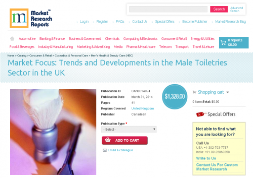 Male Toiletries Sector in the United Kingdom'