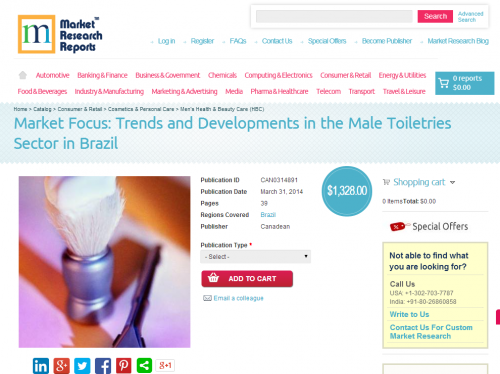 Male Toiletries Sector in Brazil: Trends and Developments'