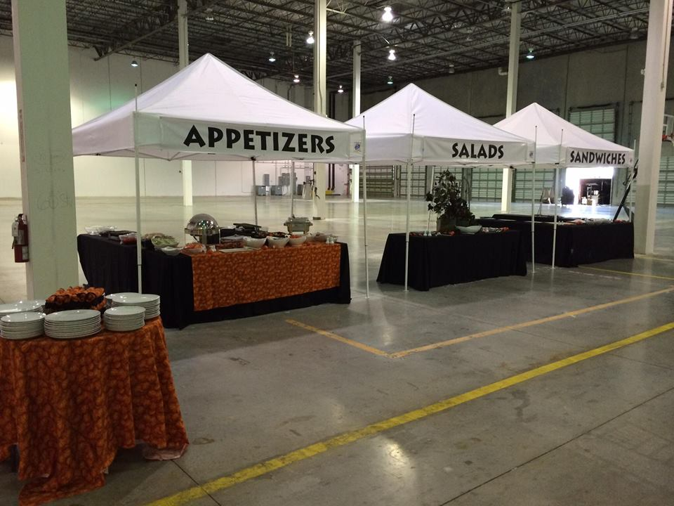 Temptations Catering and Event Planning Layout