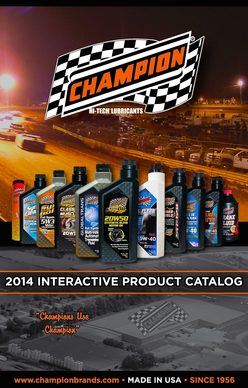 NEW - Champion Oil 2014 Interactive Catalog