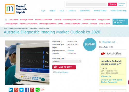Australia Diagnostic Imaging Market Outlook to 2020'