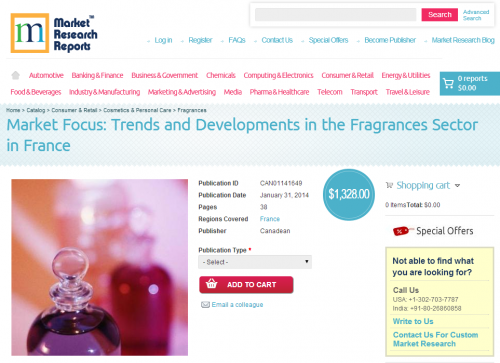 Trends and Developments in the Fragrances Sector in France'