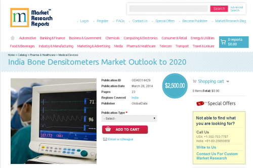 India Bone Densitometers Market Outlook to 2020'