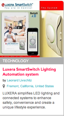 Luxera SmartSwitch Lighting Automation System'