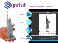 SyncFab Hybrid 3D Print and Design Community Platform